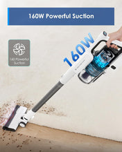 Load image into Gallery viewer, 160W Cordless Vacuum with 1L Dustbin - Sleek Design &amp; Eco-Friendly Cleaning