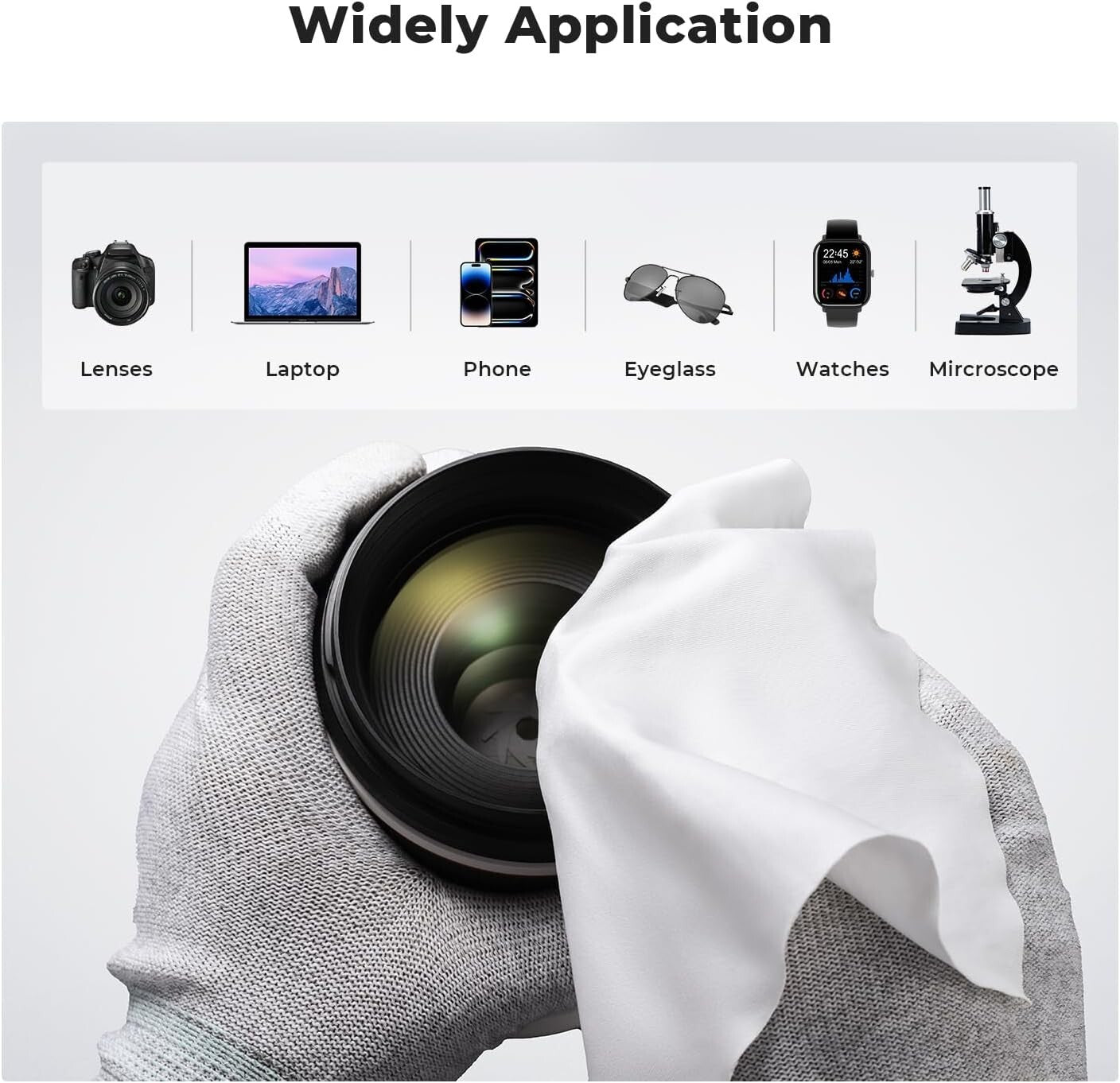 Eco-Friendly 80 Microfiber Cleaning Cloths – Washable & Portable Solution