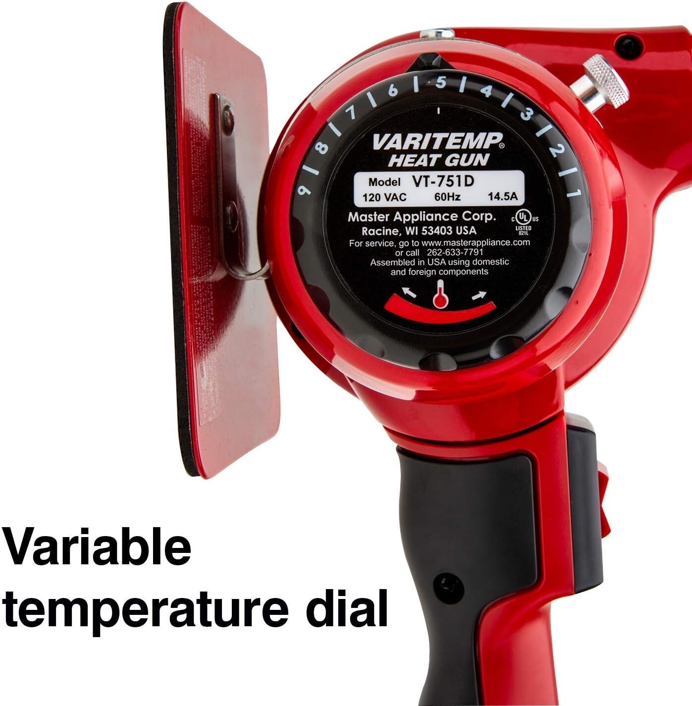 Master Industrial Heat Gun, 130F-1200F, Quick Change Heating Element - USA