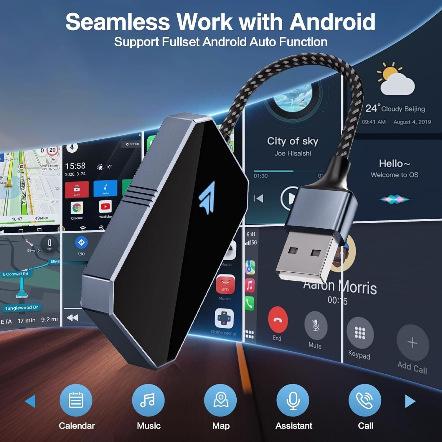 Wireless Android Auto Adapter: Transform Wired Control into Effortless Wireless