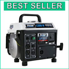 Load image into Gallery viewer, Lightweight 1,200 Peak Watts Gas Generator with Recoil Start for Outdoor Use