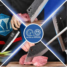 Load image into Gallery viewer, Ultimate 14-Piece Forged Knife Set for Home &amp; Camping - Ergonomic and Stylish
