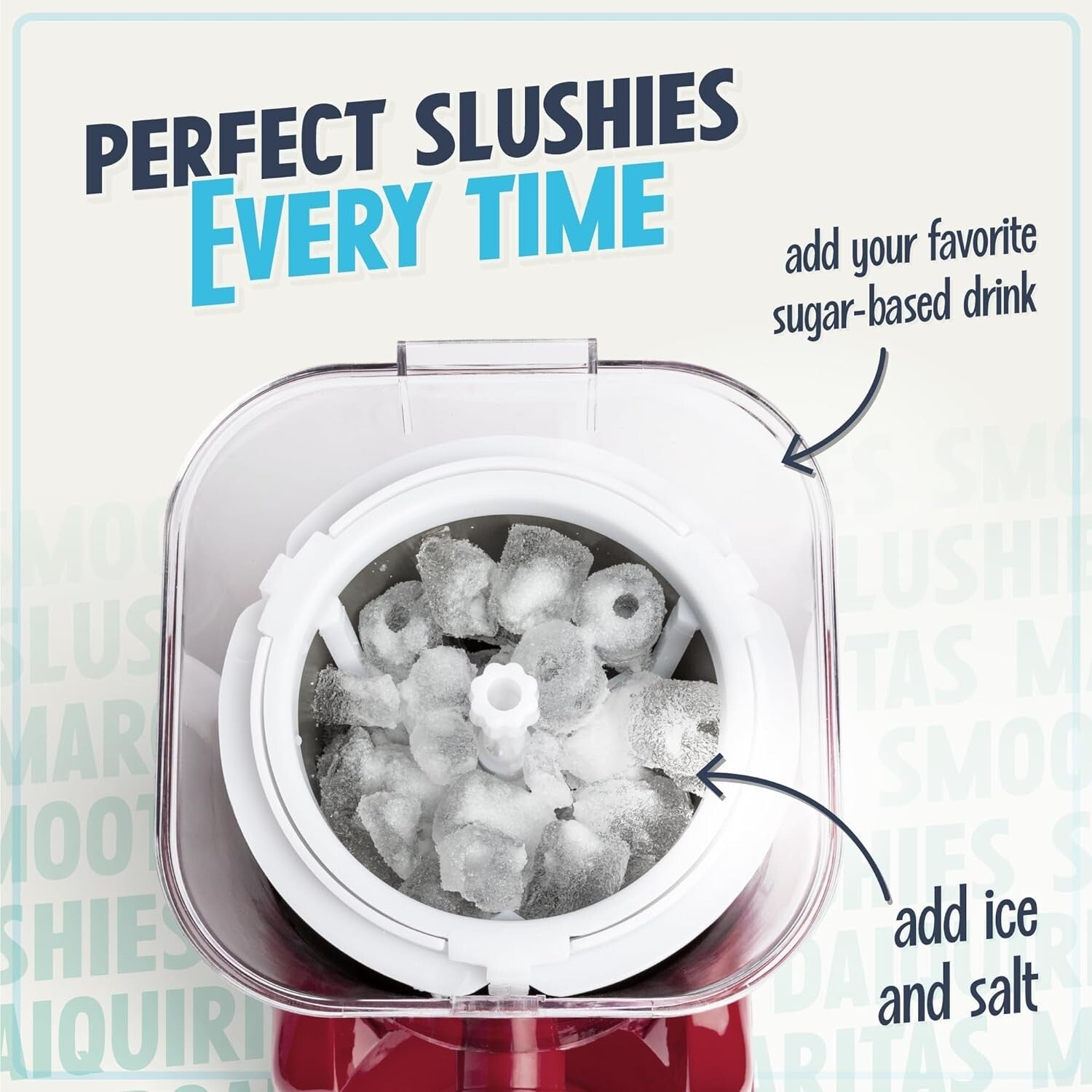 32-Ounce Retro Slushy Maker with Detachable Cup Rest for Effortless Entertaining