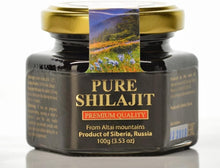 Load image into Gallery viewer, Premium Shilajit Resin 100g from Altai Mountains – Pure and Preservative-Free