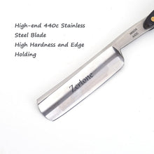 Load image into Gallery viewer, Pre-Sharpened Straight Razor with Real Horn Handle - Ultimate Shaving Experience