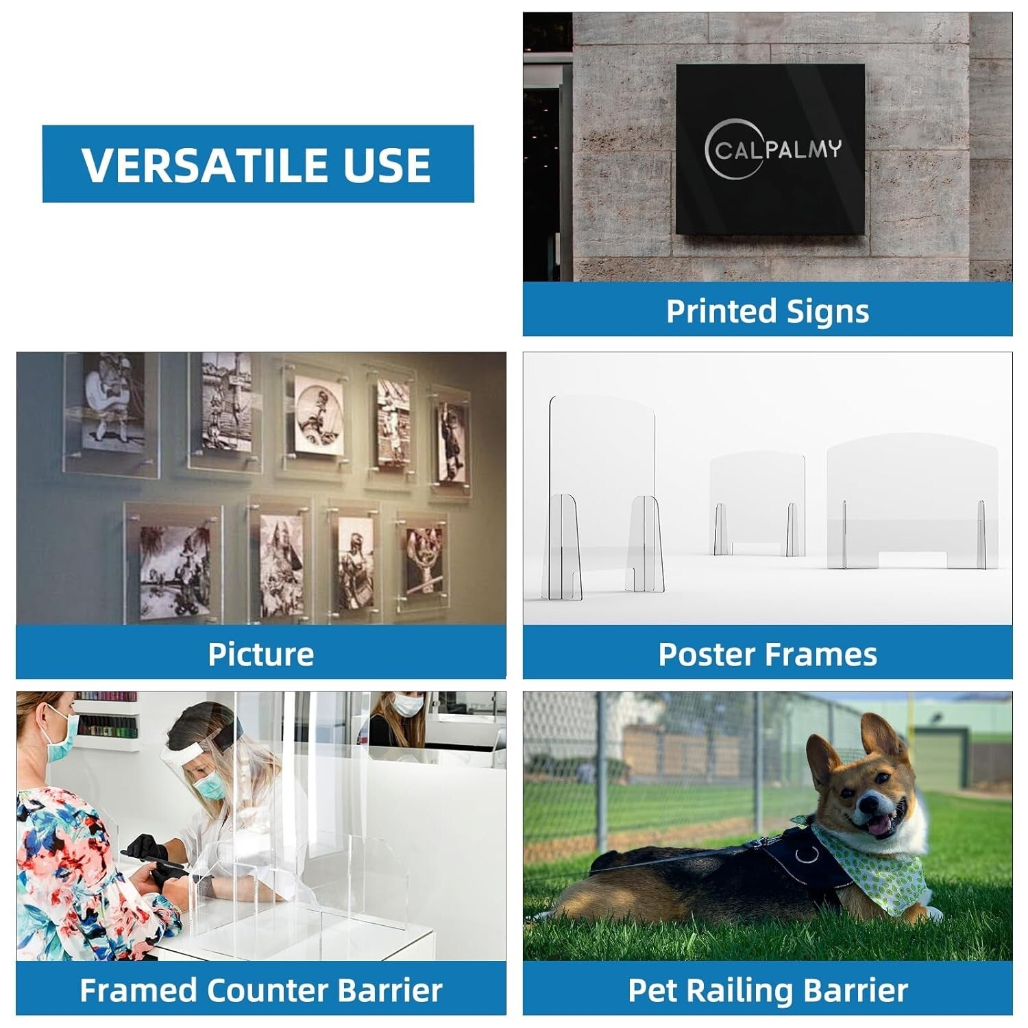 3 Pack of Scratch-Resistant PET Craft Panels - 24 x 36" for Easy Customization