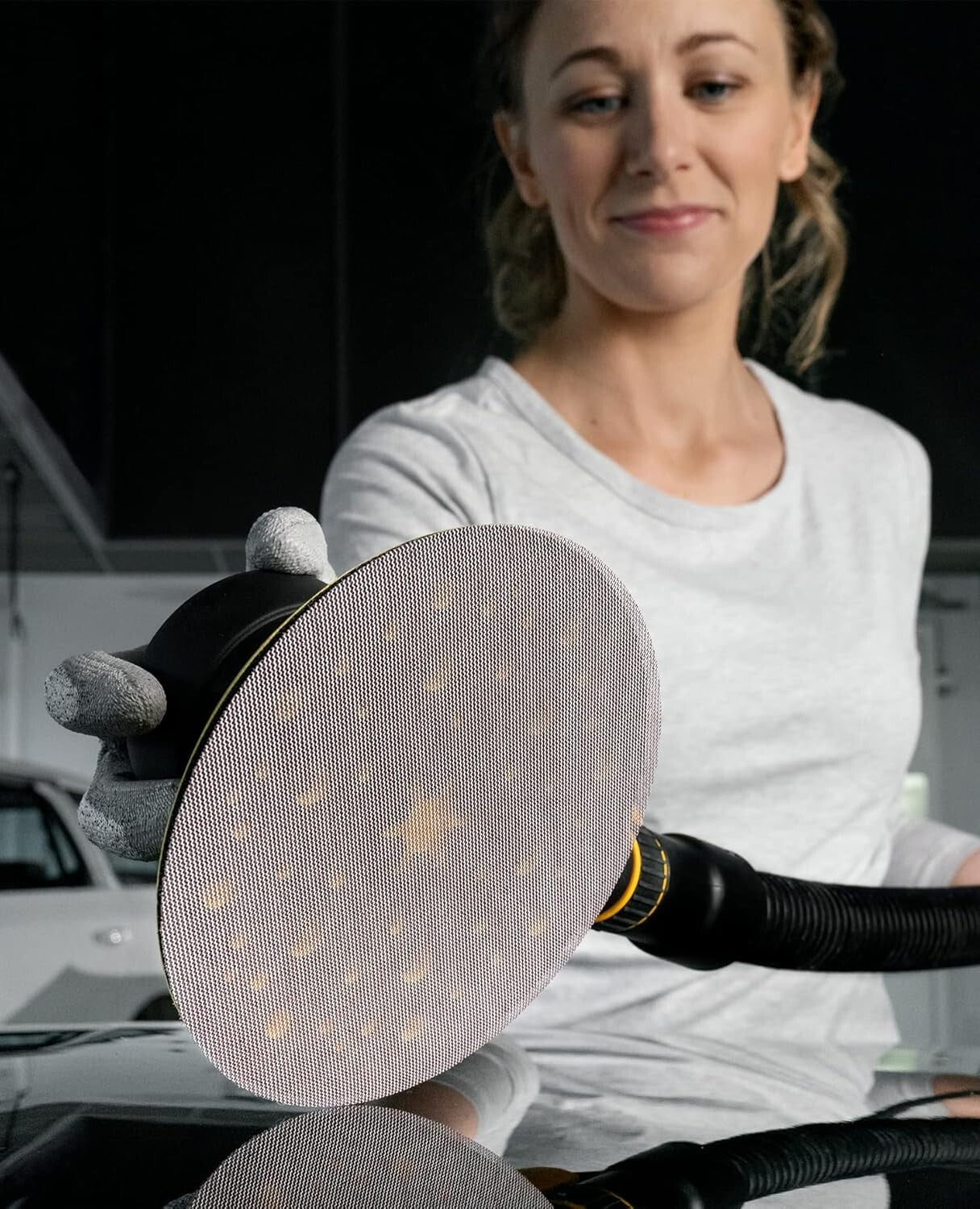 Durable 50 Pack Abranet Sanding Discs – Grit 80, Perfect for All Sanding Needs