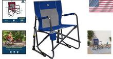 Load image into Gallery viewer, Lightweight Freestyle Rocker with Built-in Cup Holder – Ultimate Camping Comfort