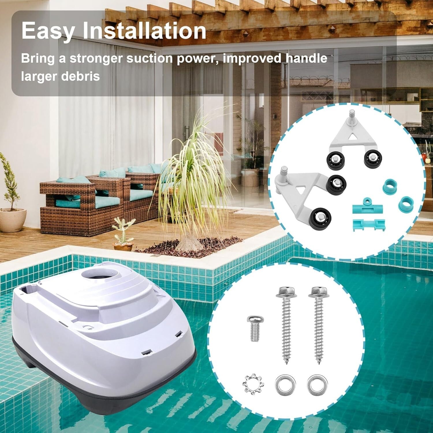 Durable Hayward Navigator Pool Cleaner A-Frame & Pod Combo Kit—Easy Install!
