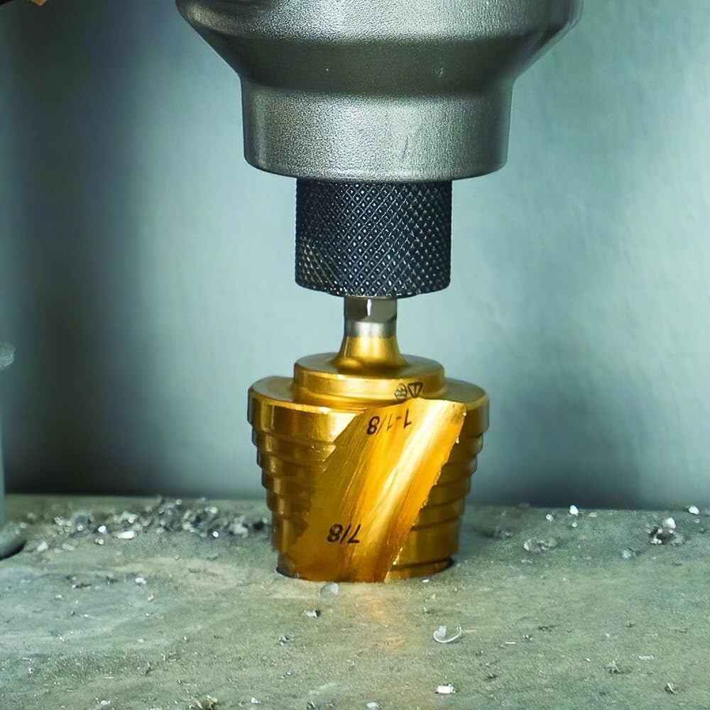 Efficient 3-Step Drill Bit Kit with Lubrication Oil for Optimal Performance