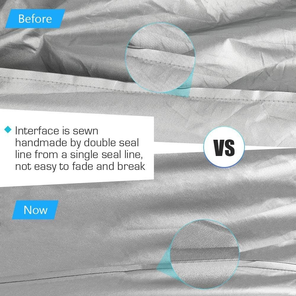 Durable 7.8-18ft Kayak Cover - Waterproof Oxford Fabric with Adjustable Bandage