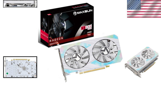 AMD Radeon RX 580 Graphics Card - 256-Bit, 4K Support for Gaming Excellence