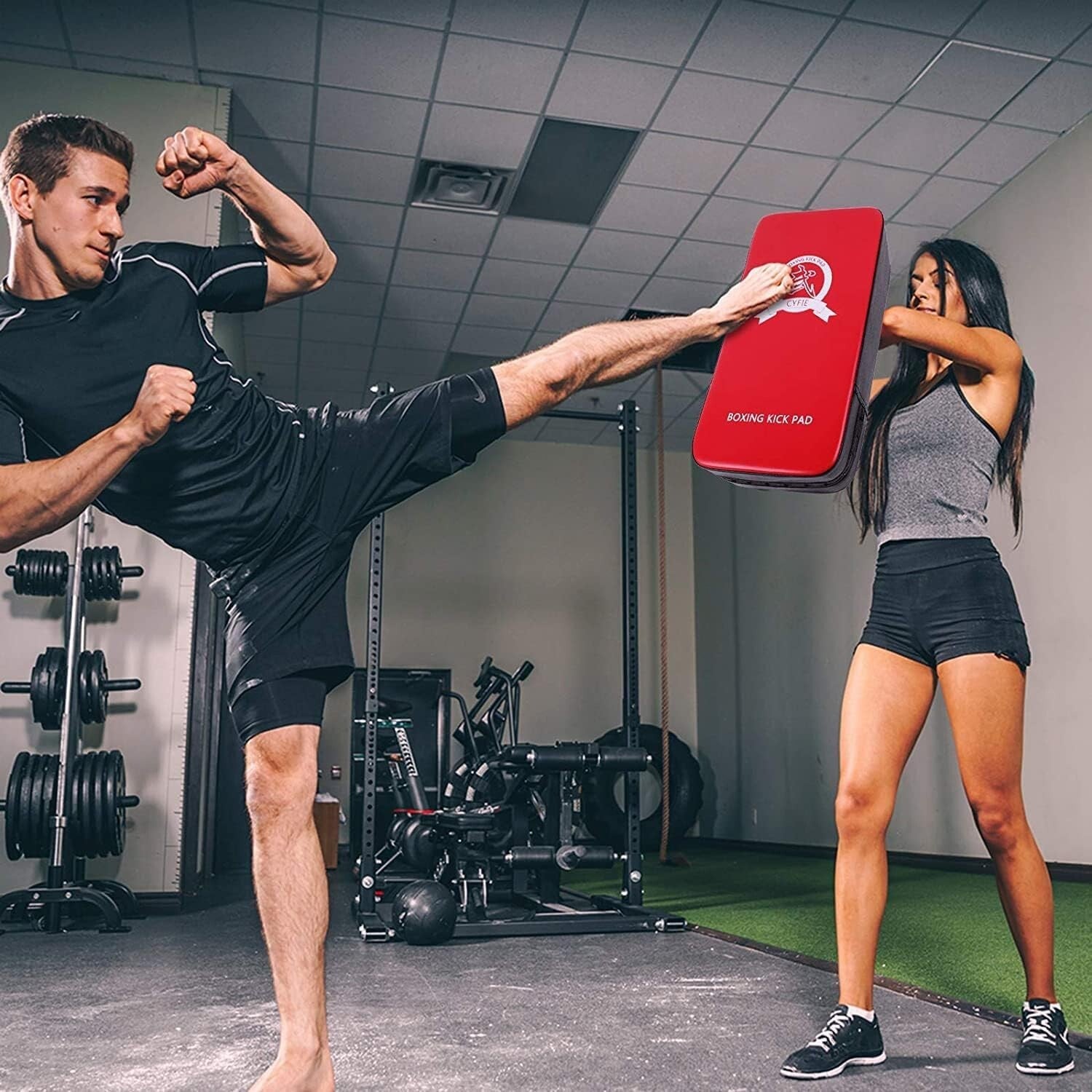 5-Piece Kids Boxing Training Set - Leather Mitts & Kick Pads for Safety & Fun