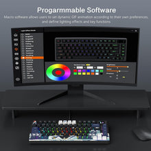 Load image into Gallery viewer, Womier S-K80 Wired 75% Gaming Keyboard with Custom GIF Display and RGB Effects