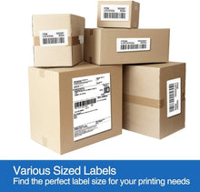 Load image into Gallery viewer, Full-Sheet White Adhesive Labels - 500 Sheets 8-1/2" x 11" for Laser &amp; Inkjet