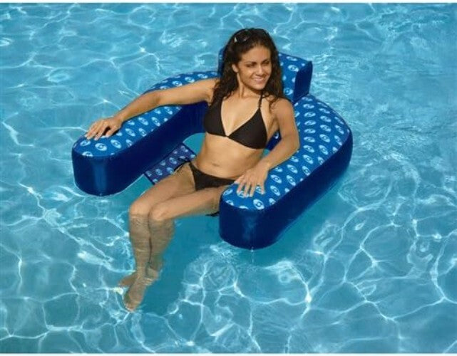 Comfortable U-Seat Pool Float - Extra-Large, Easy-Transport Design for All Ages