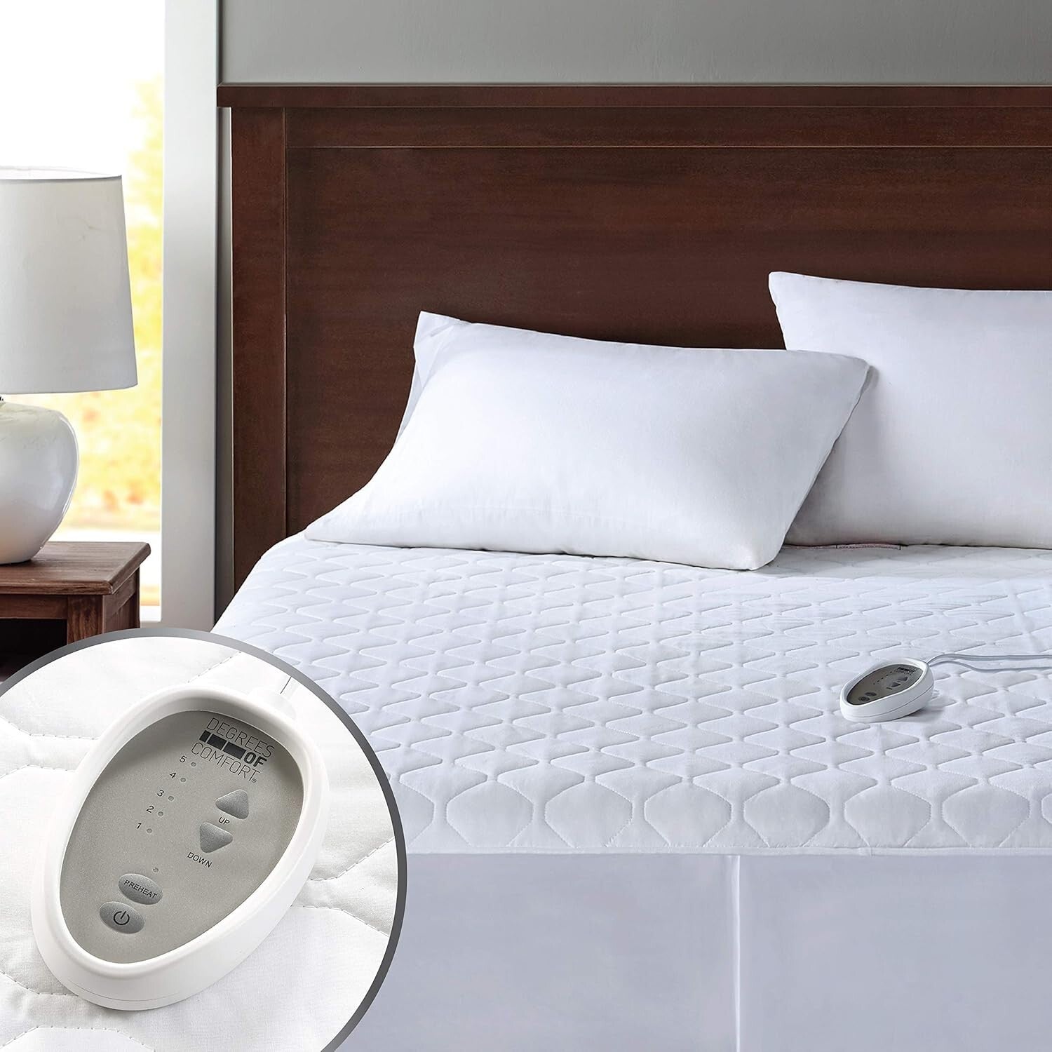 Electric Bed Warmer - Twin XL Heated Mattress Pad with 5 Heat Settings & Safety