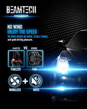 Load image into Gallery viewer, Fanless Design 9007 Powersports Fog Light Bulbs - Wider Visibility &amp; Brightness