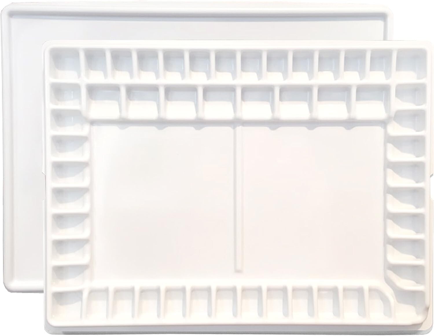 Aqua-Pro 51-Well Artist Palette with Lid & Zipper Bag - Spill-Resistant Design