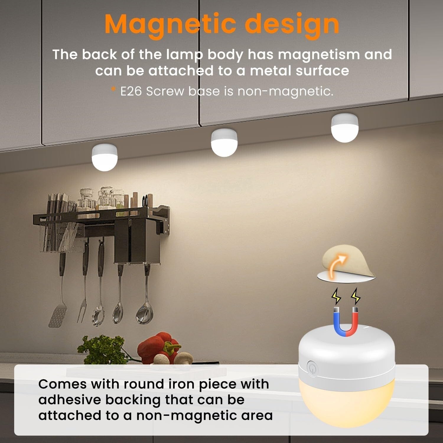 Versatile 8W Rechargeable LED Bulbs with Remote & Color Temperature Control