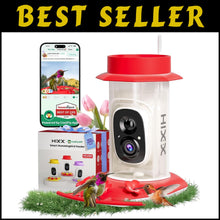 Load image into Gallery viewer, Interactive Hummingbird Feeder with HD Camera &amp; Ant Moat - Gift for Bird Lovers
