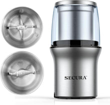 Load image into Gallery viewer, Effortless Grinding: Electric Coffee and Herb Grinder with Precision Control