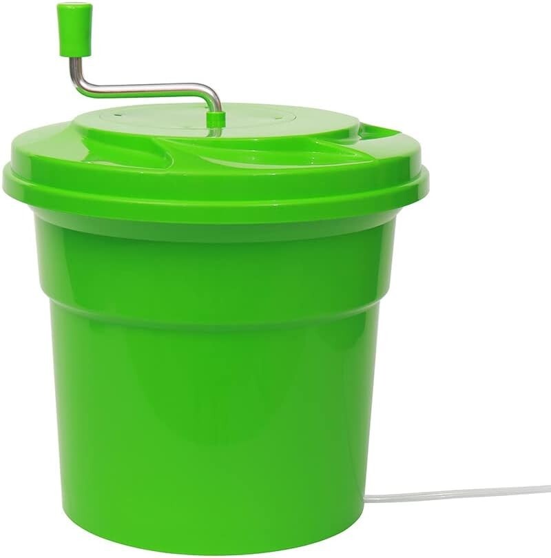 FDA Compliant 5-Gallon Salad Spinner - Quickly Dry Greens in Commercial Kitchens