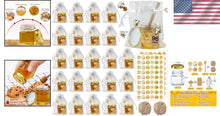 Load image into Gallery viewer, Cute 96 Pack Glass Honey Jars with Accessories – Ideal for Weddings &amp; Birthdays