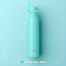 Load image into Gallery viewer, Travel-Friendly 20oz Stainless Steel Water Bottle with Spill-Proof Straw Cap