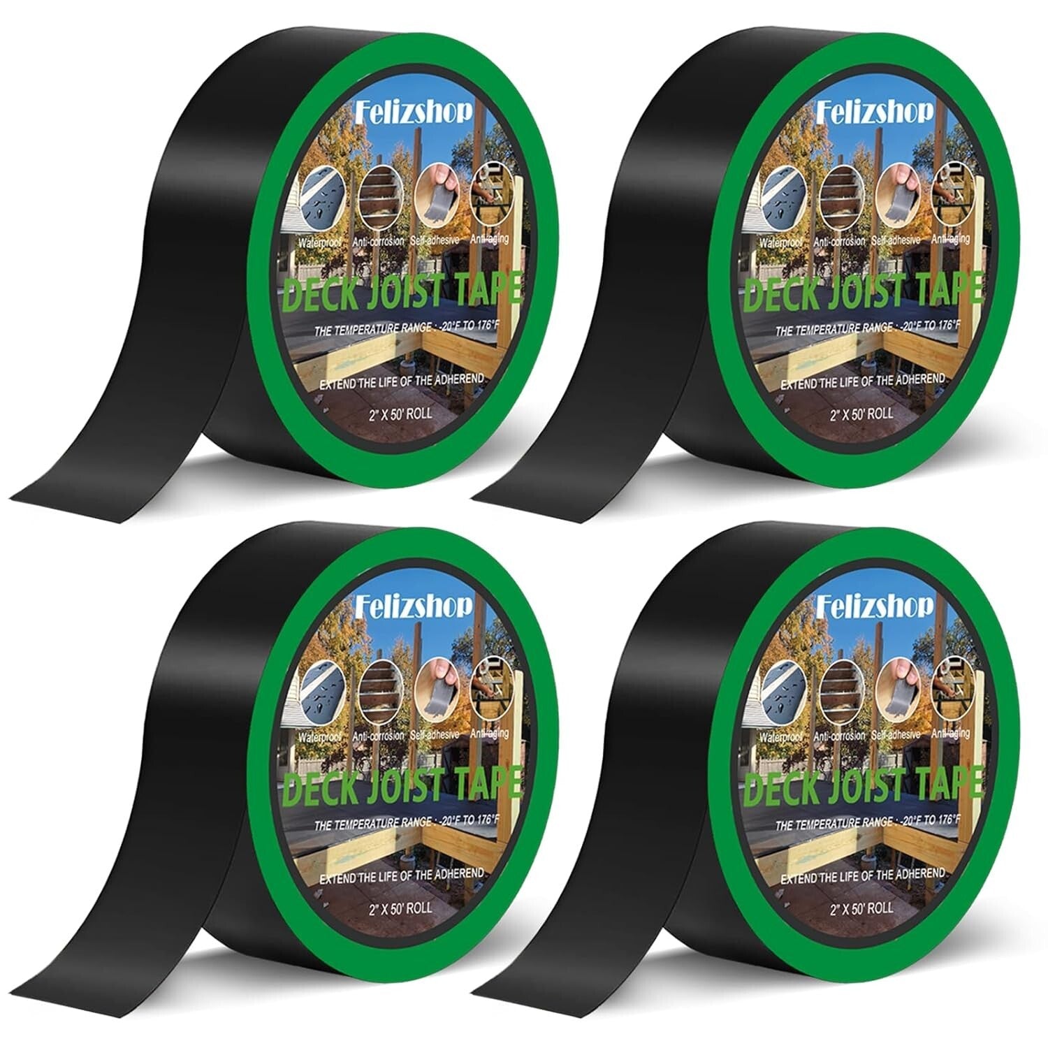 Premium 2" x 50' Waterproof Butyl Deck Tape – Strong Adhesion & Easy Application