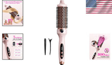 Load image into Gallery viewer, Negative Ion Heated Round Brush for Effortless Styling - 1.5 Inch, Dual Voltage