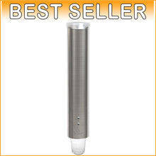 Load image into Gallery viewer, Sleek Stainless Steel Adjustable Cup Dispenser for Water Coolers – Fits 4-10oz