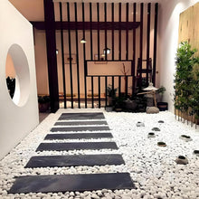 Load image into Gallery viewer, Natural Smooth White Stones - 1-2 Inch Polished Pebbles for Elegant Landscaping