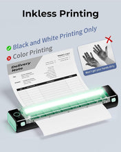 Load image into Gallery viewer, Compact Inkless Portable Printer with Rechargeable Battery - Print Anywhere!