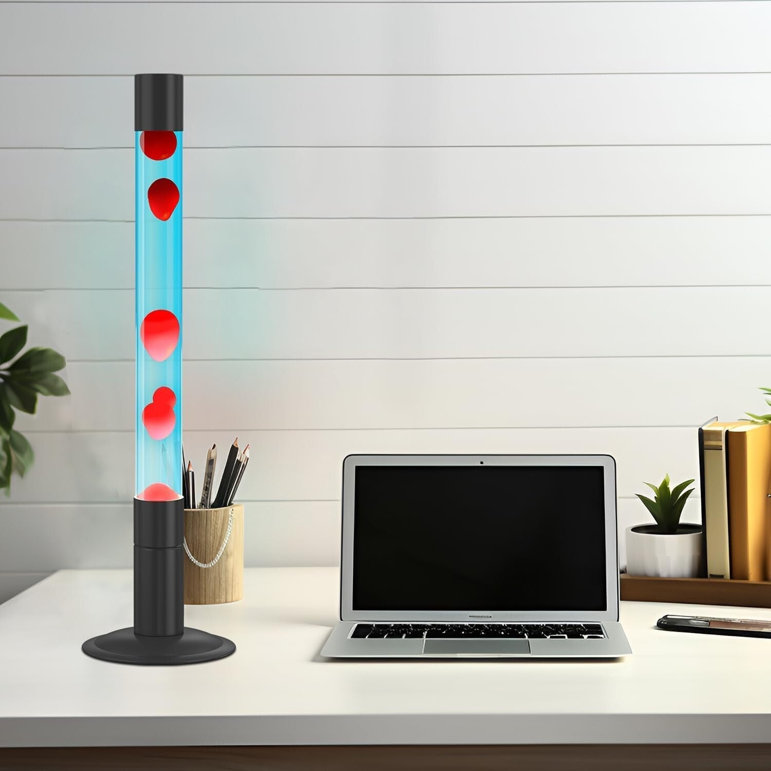 Dynamic 30-Inch Liquid Motion Lamp - Modern Mood Lighting for Cozy Spaces