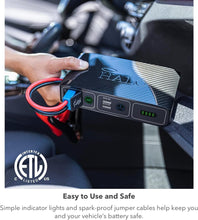 Load image into Gallery viewer, Compact Car Jump Starter with LED Light &amp; USB Charging - Perfect for Road Trips