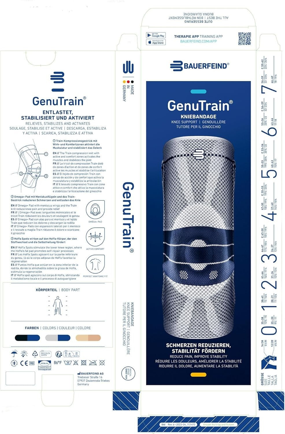 Enhanced GenuTrain Knee Brace - Medical-Grade Compression for Swollen Knees