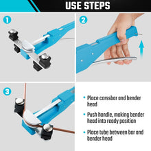 Load image into Gallery viewer, Versatile Ratcheting Pipe Bender Set with 7 Heads &amp; Ergonomic Design for Experts