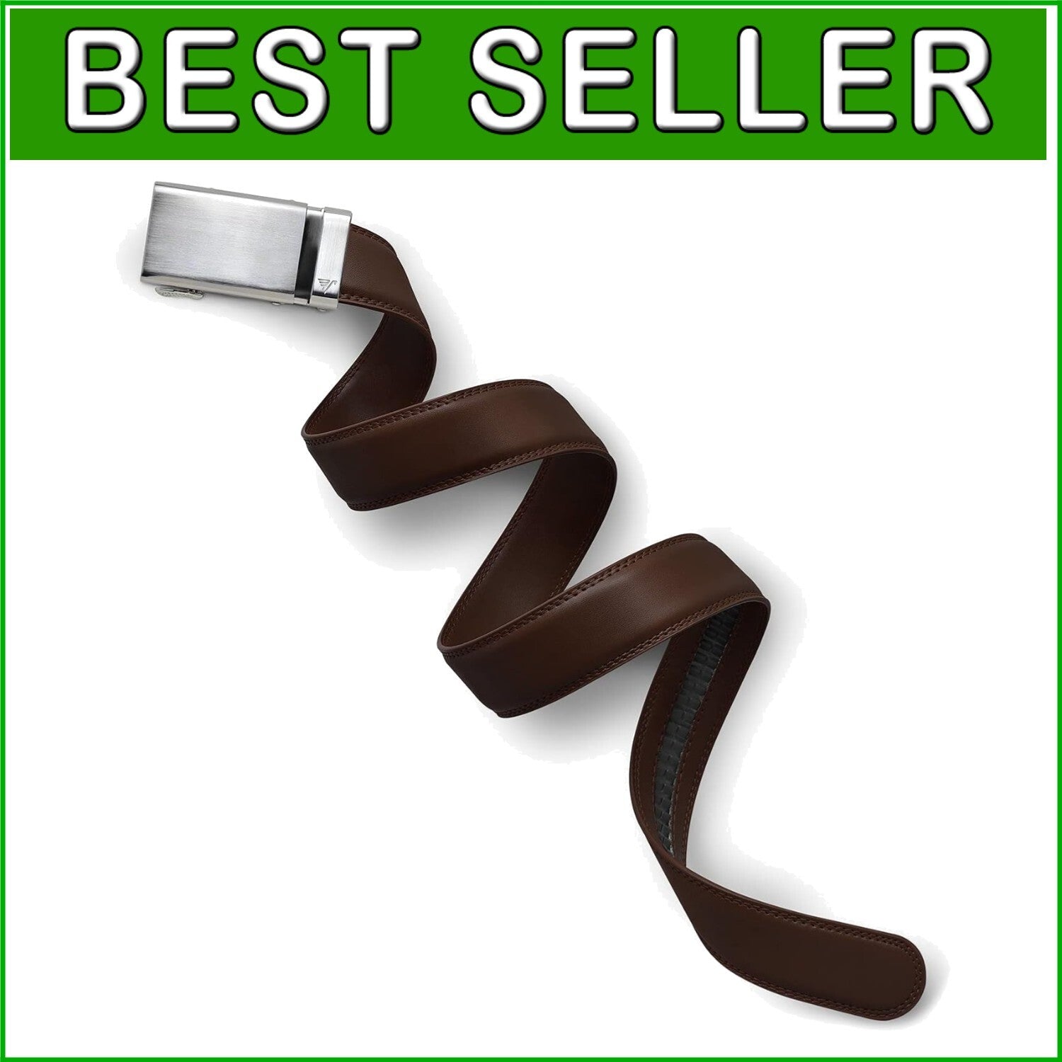 Fashion-Forward Men's Leather Belt - Removable Buckle, Buy a Belt, Feed a Family