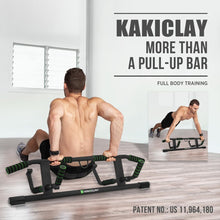 Load image into Gallery viewer, Heavy-Duty Pull Up Bar with Suspension Straps – Fits All Doorways, 440 lbs Max
