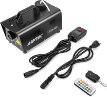 Load image into Gallery viewer, Automatic Spray Smoke Machine with Colorful LED Effects and Remote Control