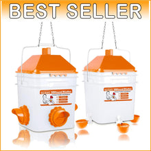 Load image into Gallery viewer, Rain-Proof Hanging Feeder &amp; Waterer Set for Chickens - Easy Installation &amp; Use