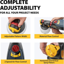 Load image into Gallery viewer, Versatile Handheld HVLP Paint Sprayer with iSpray Nozzle for Effortless Finishes
