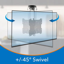 Load image into Gallery viewer, Adjustable Flip Down TV &amp; Monitor Mounting Solution - 90° Tilt for Small Spaces
