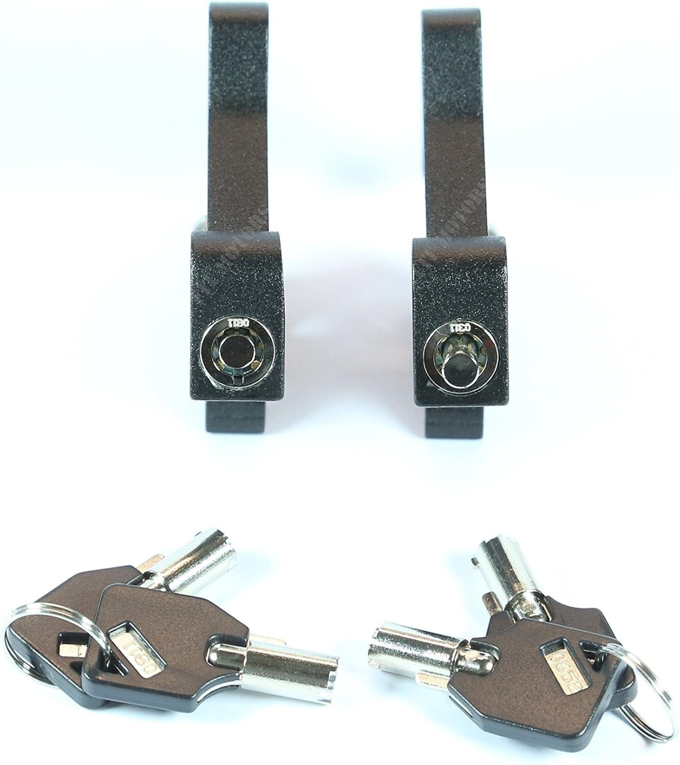 Advanced Black Locking Latches for Harley Sissy Bars - Total Security Solution