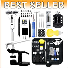 Load image into Gallery viewer, Professional Watch Battery Replacement &amp; Repair Tool Kit with Organized Storage