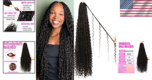 Load image into Gallery viewer, Goddess Boho Box Braids Crochet Hair - 30 Inch, 8 Packs for Effortless Style