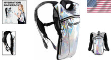 Load image into Gallery viewer, Holographic 2L Hydration Pack - Leak-Proof Water Backpack for Festivals &amp; Hiking