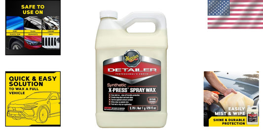 1 Gallon Synthetic X-Press Spray Wax for Expert-Level Car Shine & Protection