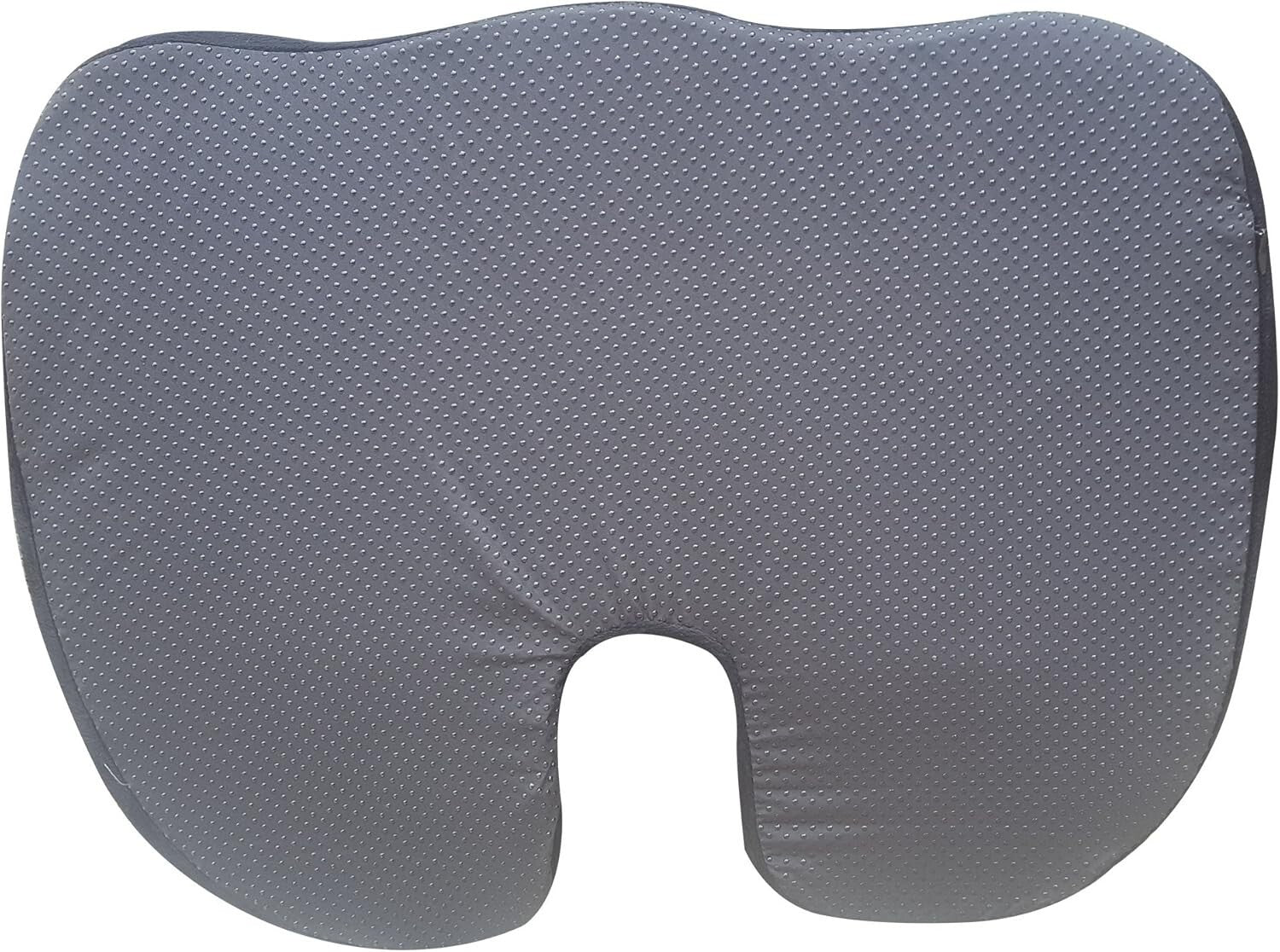 Extra Thick High-Density Memory Foam Seat Cushion for Back Pain Relief - Black